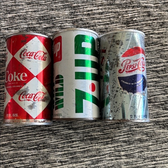 Other - Vintage Soda Can Flat Top Steel 12oz Rusted Patina
